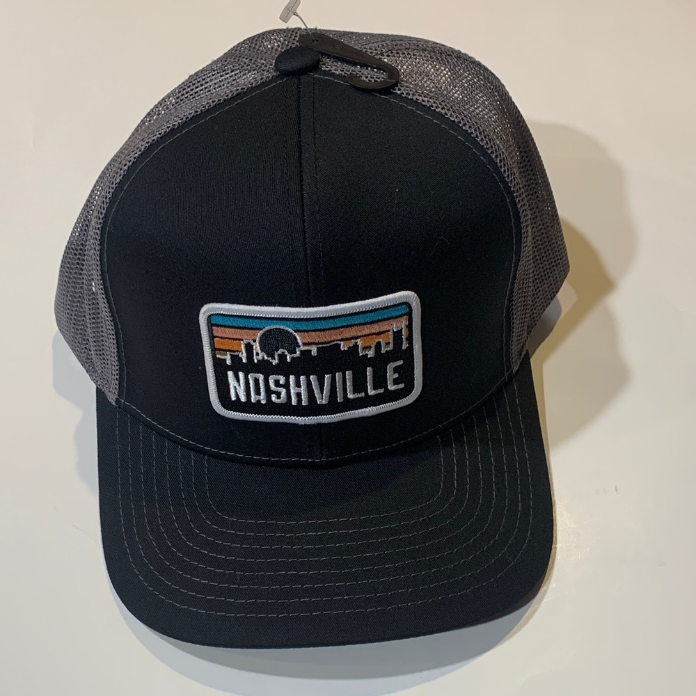 Nashville Black and Gray Trucker Hat